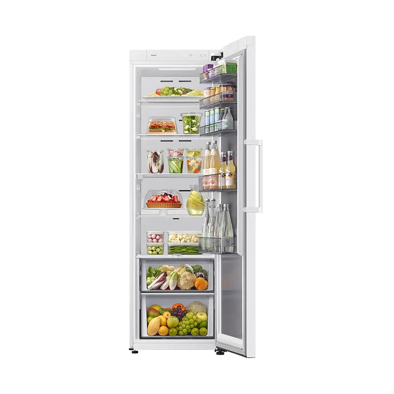 SAMSUNG BMS RR70H39M1FLV Black One Door Refrigerator, 382L