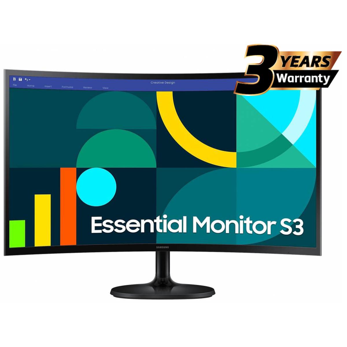 Samsung S3 Essential (D362) 27" Full-HD VA Curved Monitor