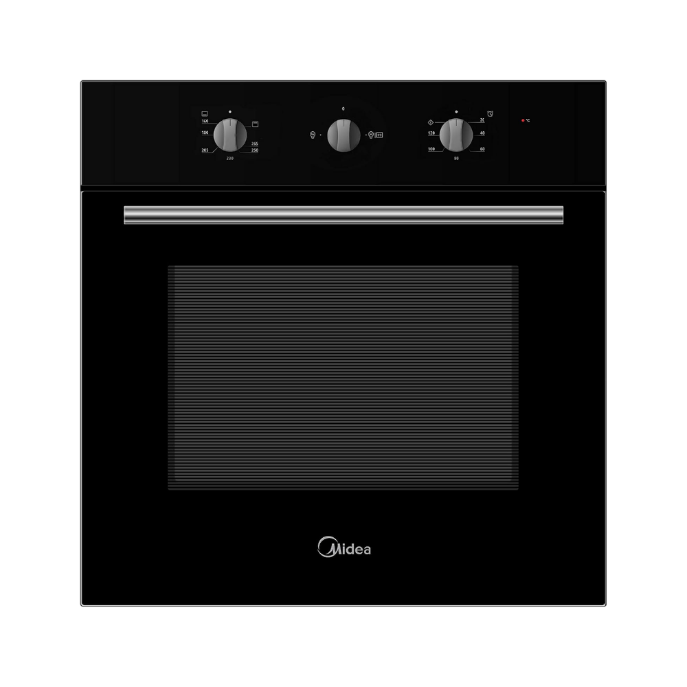 Midea - Gas Oven - Black