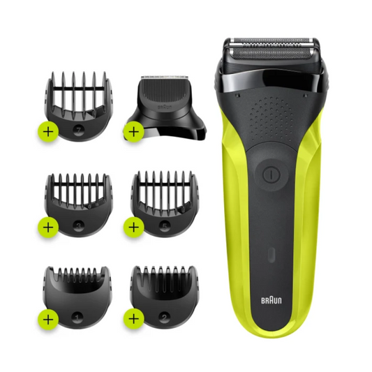 Braun - Shaver - Series 3 - With Trimmer Head and 5 Combs