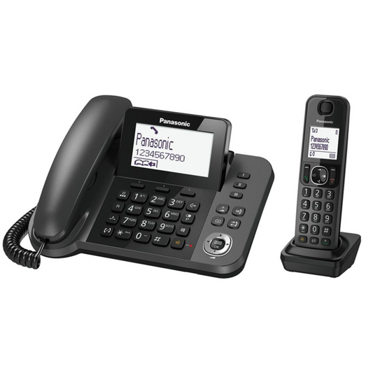 Panasonic - Wireless Landline - 2 in 1-Expandable up to 6 Handsets