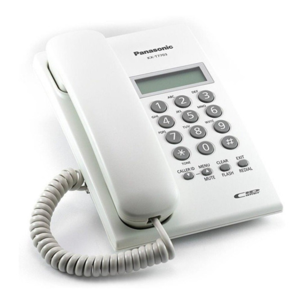 Single Line Phone Model Panasonic - Wired Landline - Single Line Telephone, With LCD ID – Selfani