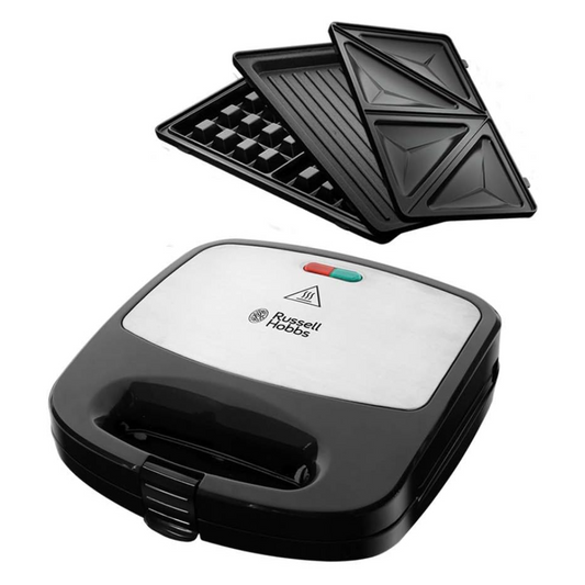 Russell - Sandwich Maker 3 in 1 - Sandwich / Waffle / Panini Maker