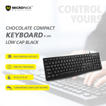 Micropack - Keyboard K206 - Wired XL