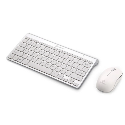 Micropack - Mouse & Keyboard KM-218W - Wireless- White