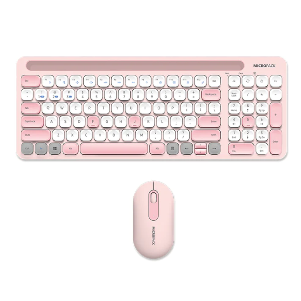 3 Color Keyboard Micropack - Keyboard & Mouse KM-238W - Wireless - 3 Colors – Selfani