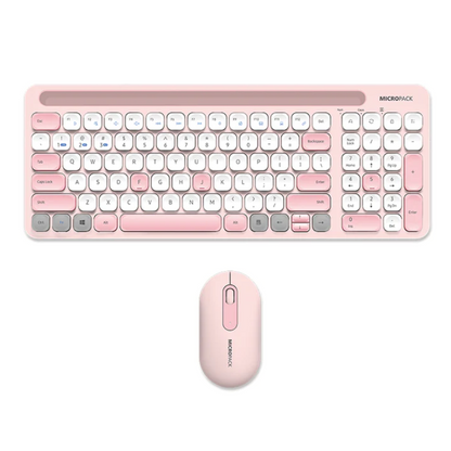 Micropack - Keyboard & Mouse KM-238W - Wireless  - 3 Colors