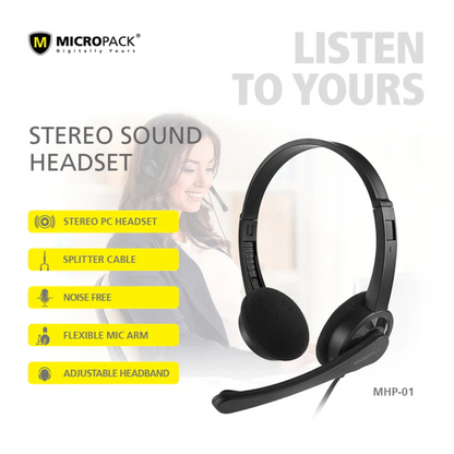 Micropack - Wired Headphones - With Microphone