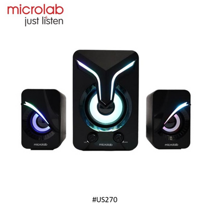 Microlab - RGB Speaker For Desktop - Wired