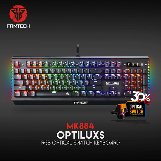 Fantech - Switch Mechanical RGB Keyboard - MK884 Optiluxs