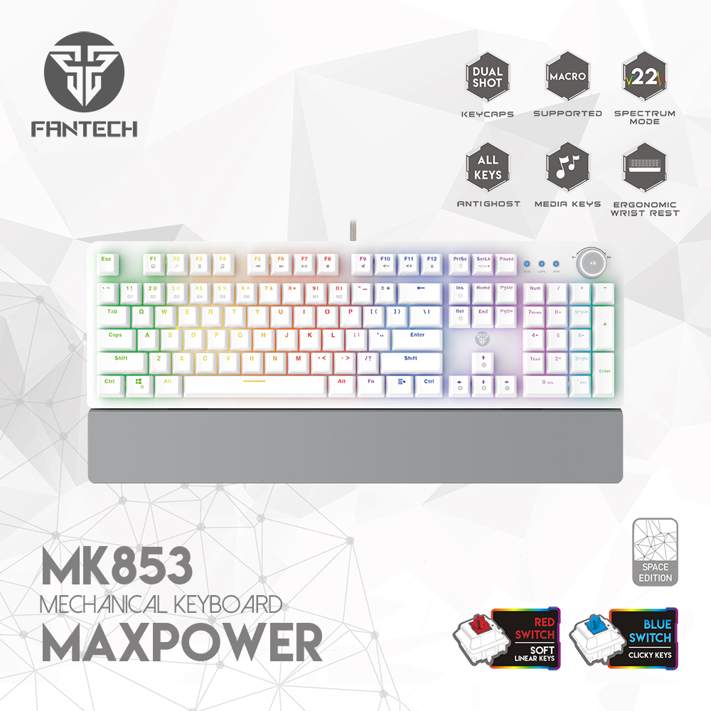 Fantech - Switch Mechanical RGB Keyboard - MK853 Maxpower
