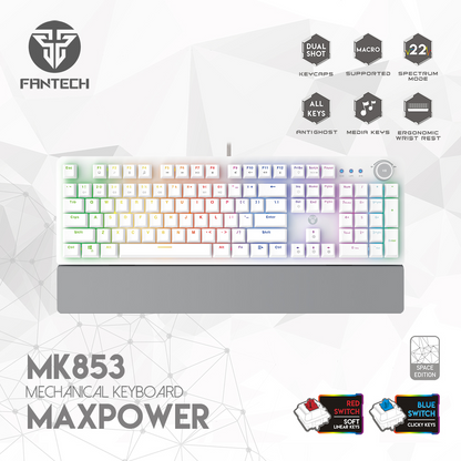 Fantech - Switch Mechanical RGB Keyboard - MK853 Maxpower