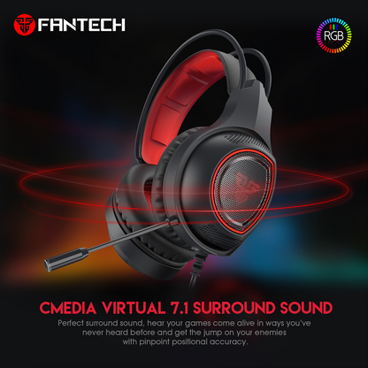 Fantech - RGB Gaming Headset - HG16 Captain 7.1