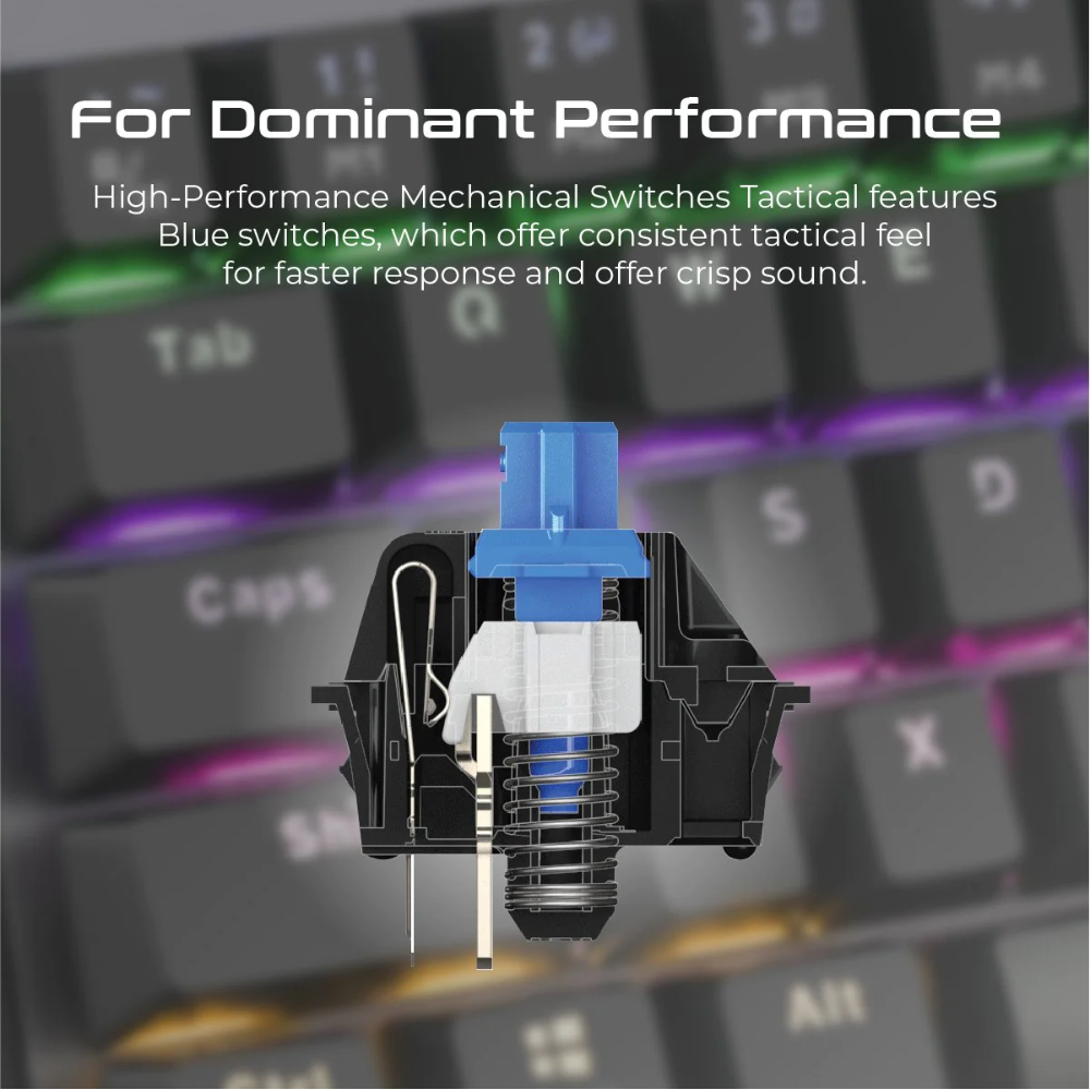 Vertux - Tactical - Advance Performance Mechanical Keyboard