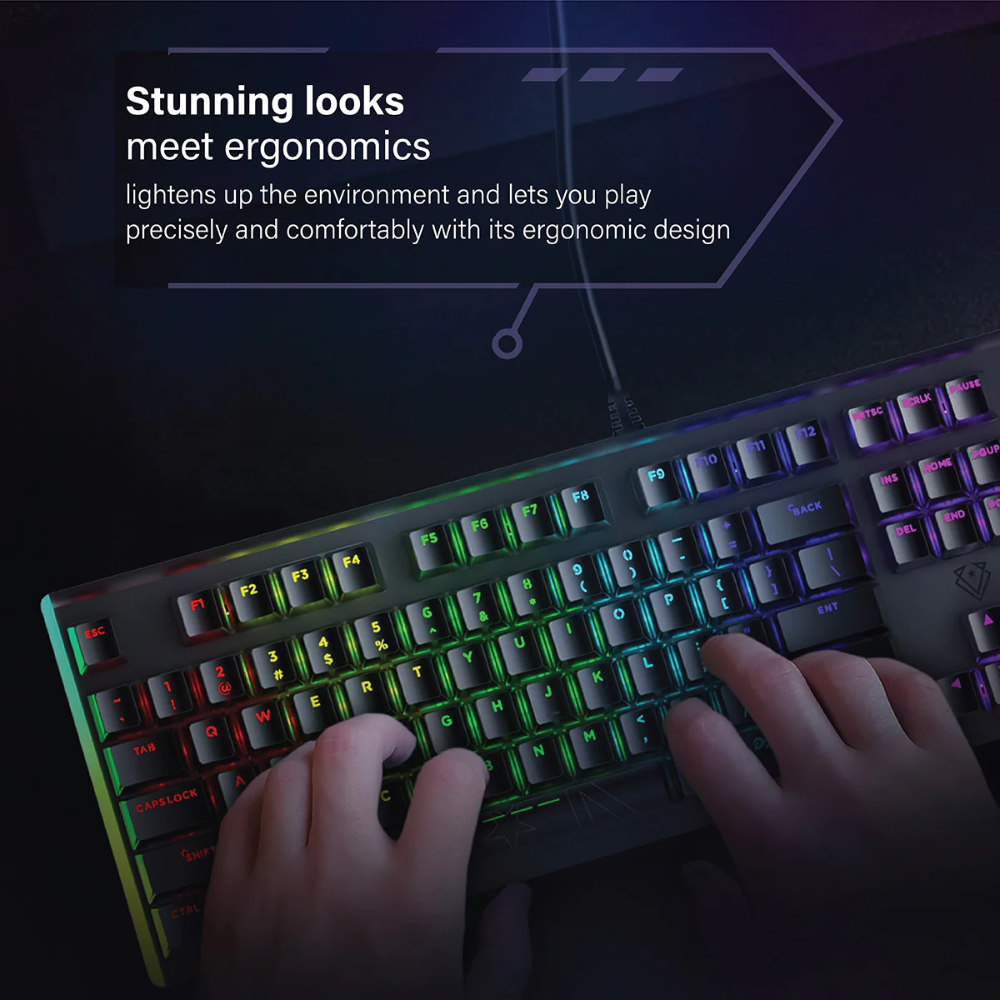Vertux - Comando - High Performance Mechanical Gaming Keyboard