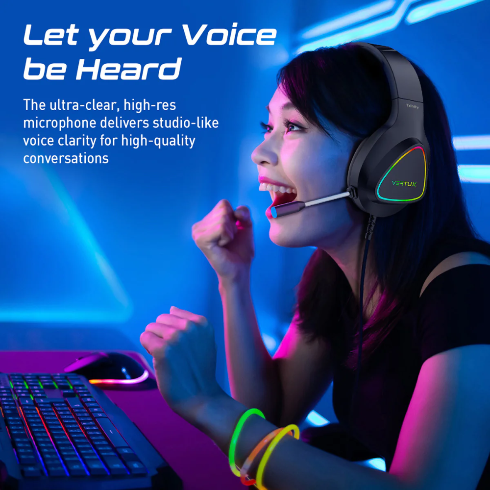 Vertux - Trinity - Stereo Immersive Pro Gaming Over-Ear Headset