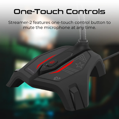 Vertux -Streamer-2 - Omni-Directional Distortion Free Gaming Microphone