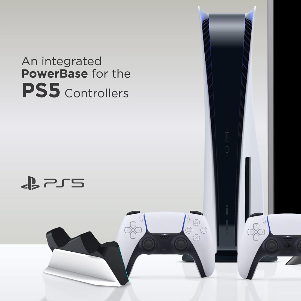 Vertux - PS5 Controller Charger - DualDock Charging Hub For PS5 DualSense™ Controller