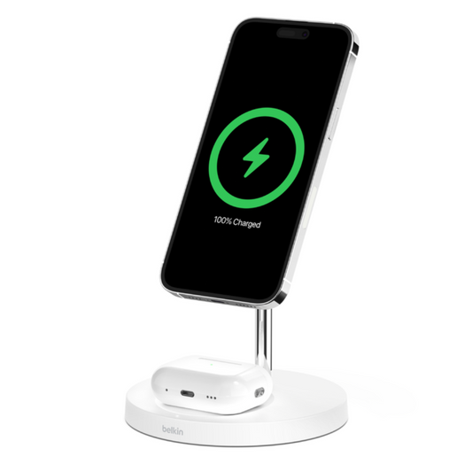 Belkin - BoostCharge Pro - 2-in-1 Wireless Charger Stand