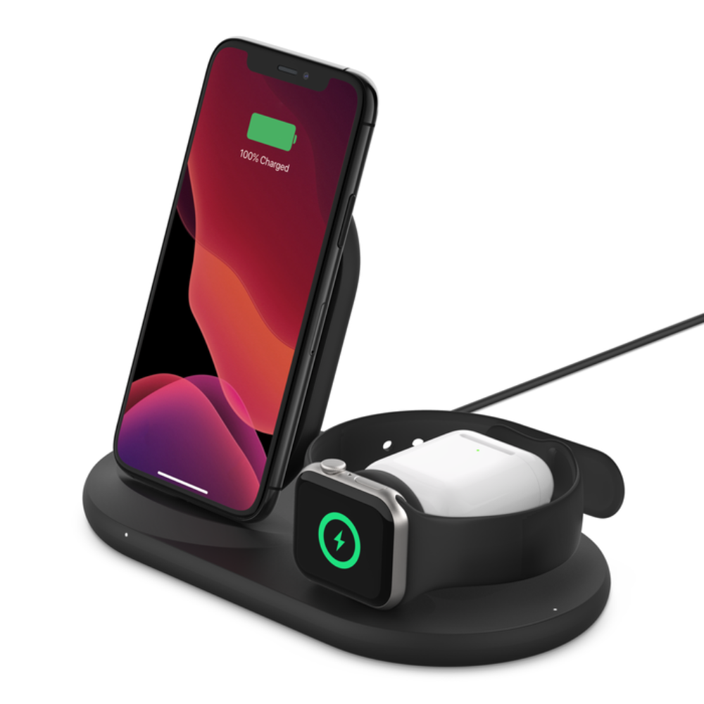 Belkin - BoostCharge - 3-in-1 Wireless Charger for Apple Devices