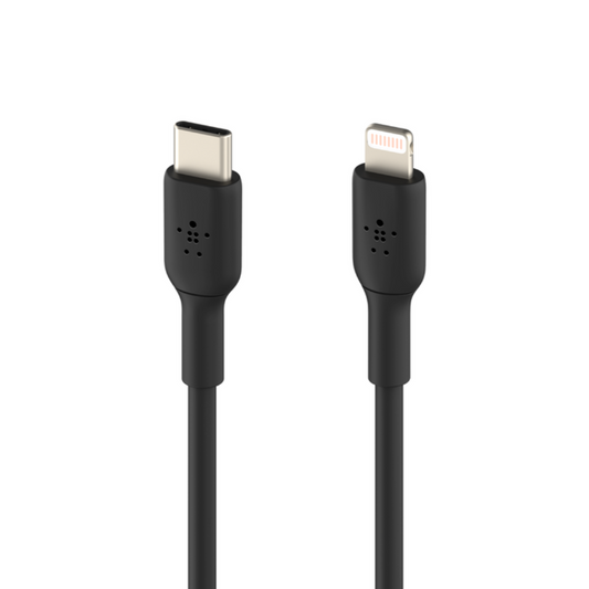 Belkin - BoostCharge - USB-C to Lightning Cable (1m / 3.3ft, Black)