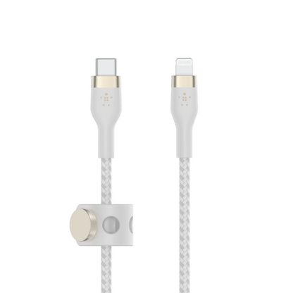 Belkin - BoostCharge Pro Flex - USB-C Cable with Lightning Connector