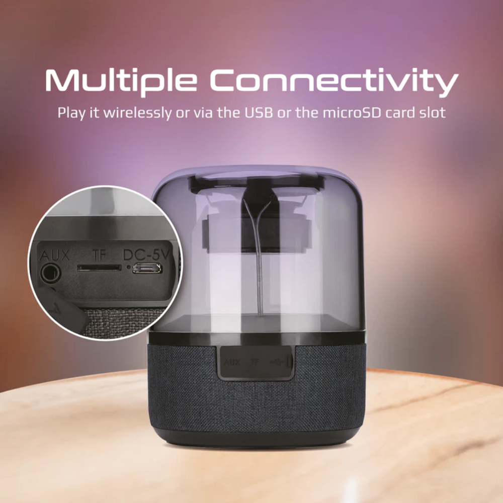 Promate - HD LumiSound® 360° Surround Sound Speaker