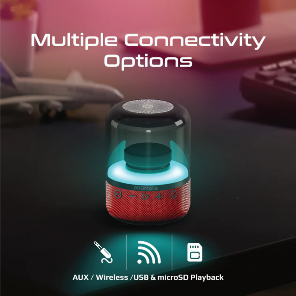 Promate - LumiSound® 360° Surround Sound Speaker