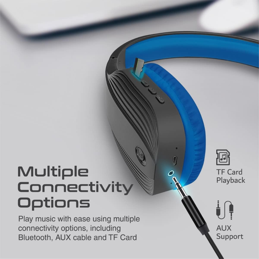 Promate -Wireless Bluetooth Headphones - High-Performance Noise Isolation