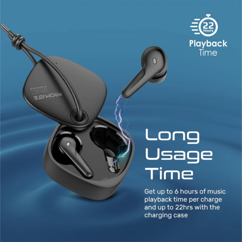Promate - High Definition ENC Earphones With IntelliTouch