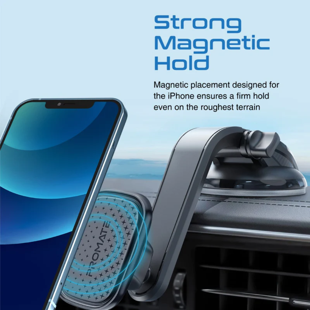 Promate - MagMount-XL - SecureGrip™ Magnetic Smartphone Holder