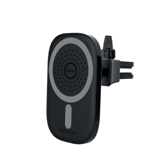 Promate - VentMag-15W - 15W Magnetic Wireless Charging Car Mount