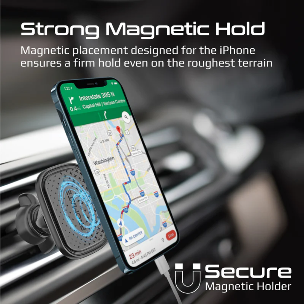 Promate - VentMag-XL - SecureGrip™ AC Vent Magnetic Smartphone Holder