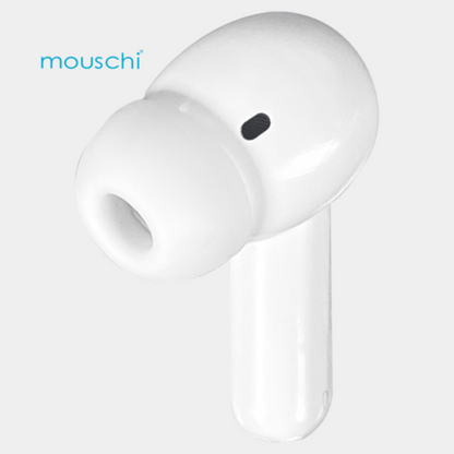 Mouschi - BEM Base Bluetooth Earbuds - White