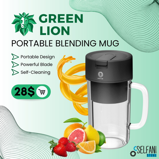 Green Lion - Portable Blending Mug