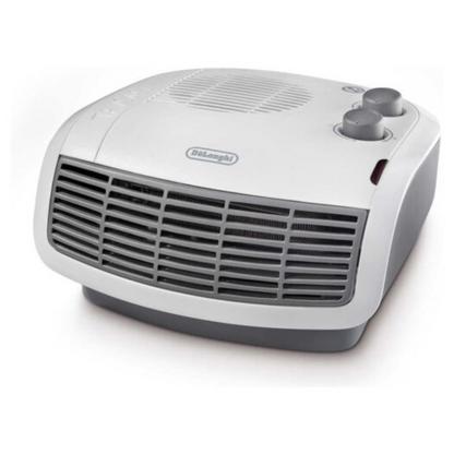 Delonghi - Table Top Fan Heater - White/Grey