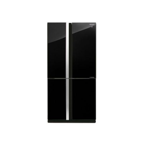 Sharp 4 Doors Refrigerator - Inverter - Glass Black - 724 L