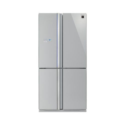 Sharp 4 Doors Refrigerator - Glass Silver - 724 L
