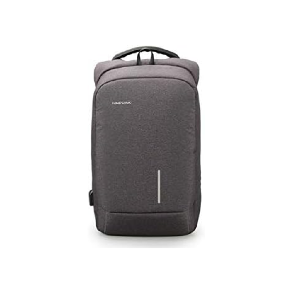 Kingsons - Kingsons Smart Backpack - Dark Grey