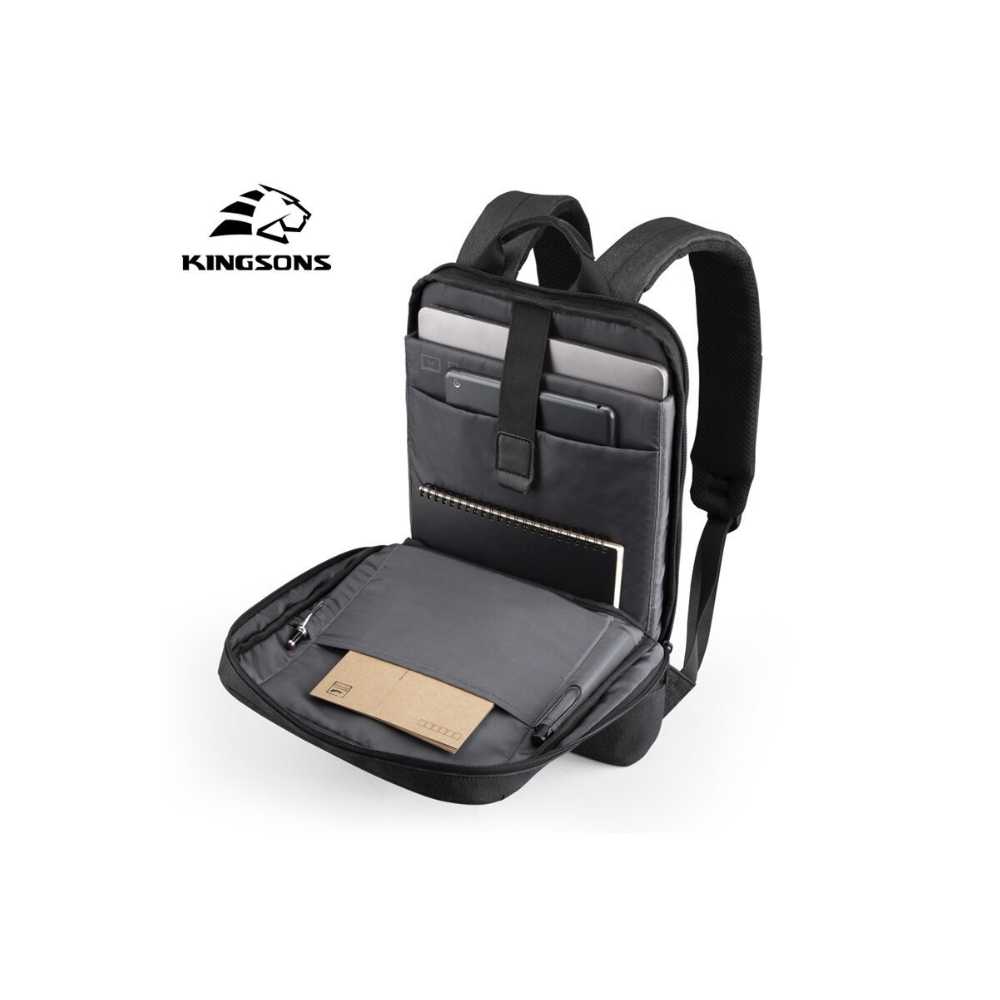 Kingsons - Ultra Slim Design - Backpack