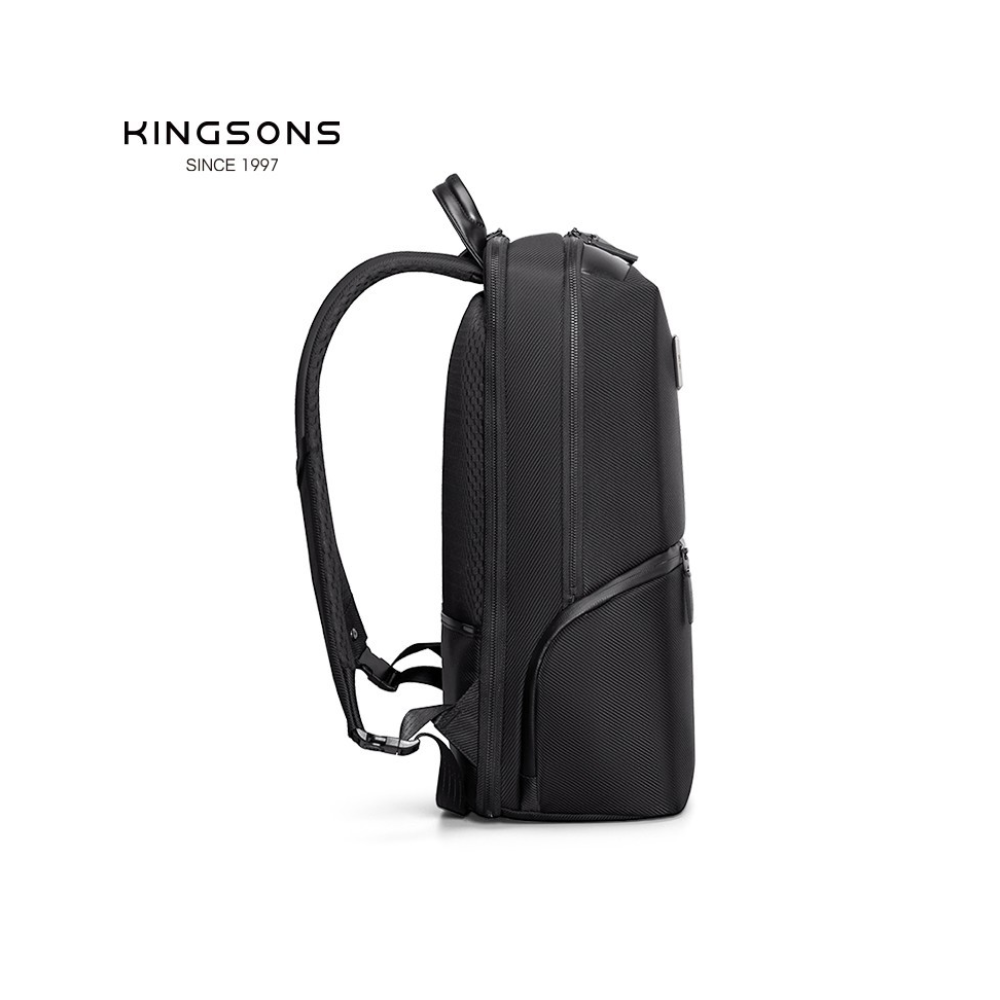 Kingsons - Premium Leather - Backpack