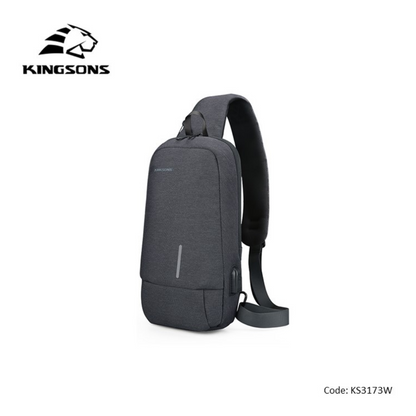 Kingsons - Chest Bag - Dark Gray