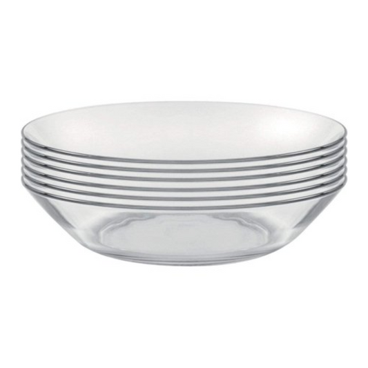 Duralex - Clear Calotte Plate - Set Of 6