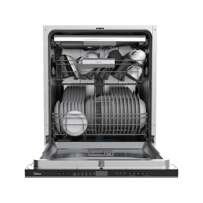 Midea Built-in Smart Dishwasher 14 Place Setting with Dual Zone Wash WQP14-W7703M