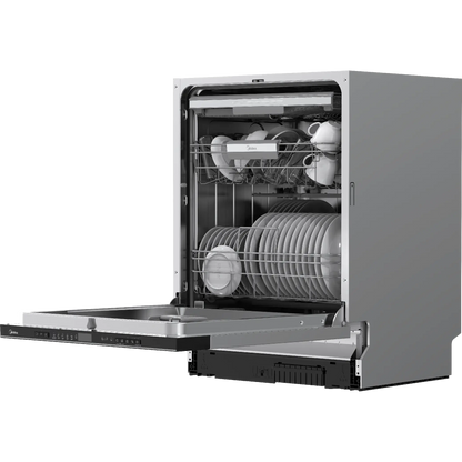 Midea Built-in Smart Dishwasher 14 Place Setting with Dual Zone Wash WQP14-W7703M