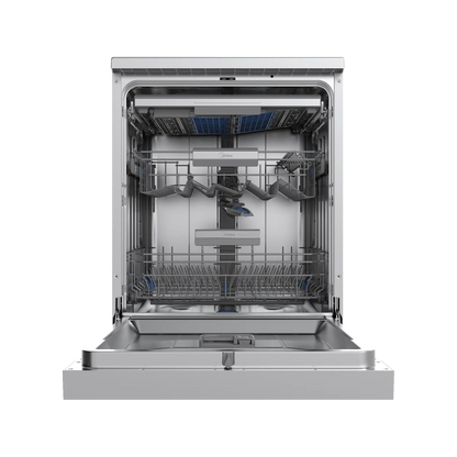 Midea Freestanding Smart Dishwasher 15 Place Setting with Dual Zone Wash - Stainless Steel WQP15-W7633D-SS