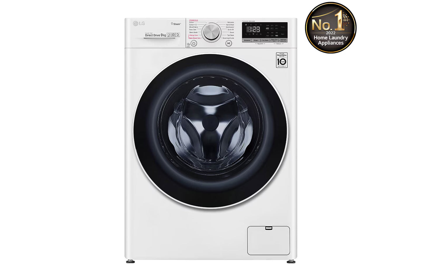 LG Vivace Washer, 9 Kg, Bigger Capacity, AI DD, Steam, ThinQ WV4149PVG