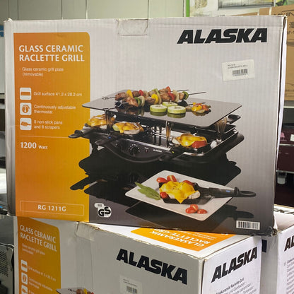 ALASKA GLASS RACLETTE GRILL
