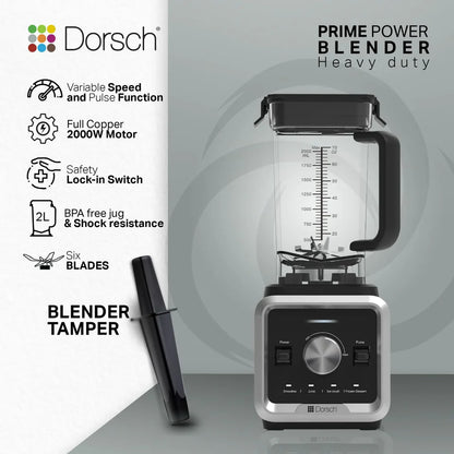 Dorsch Prime Power Blender 2 Liters - 2000W DH-07450