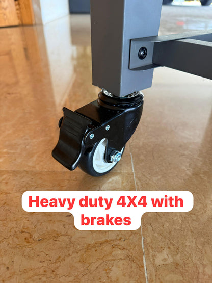 Campomatic BBQ grill - 4 Wheels - Heavy Duty